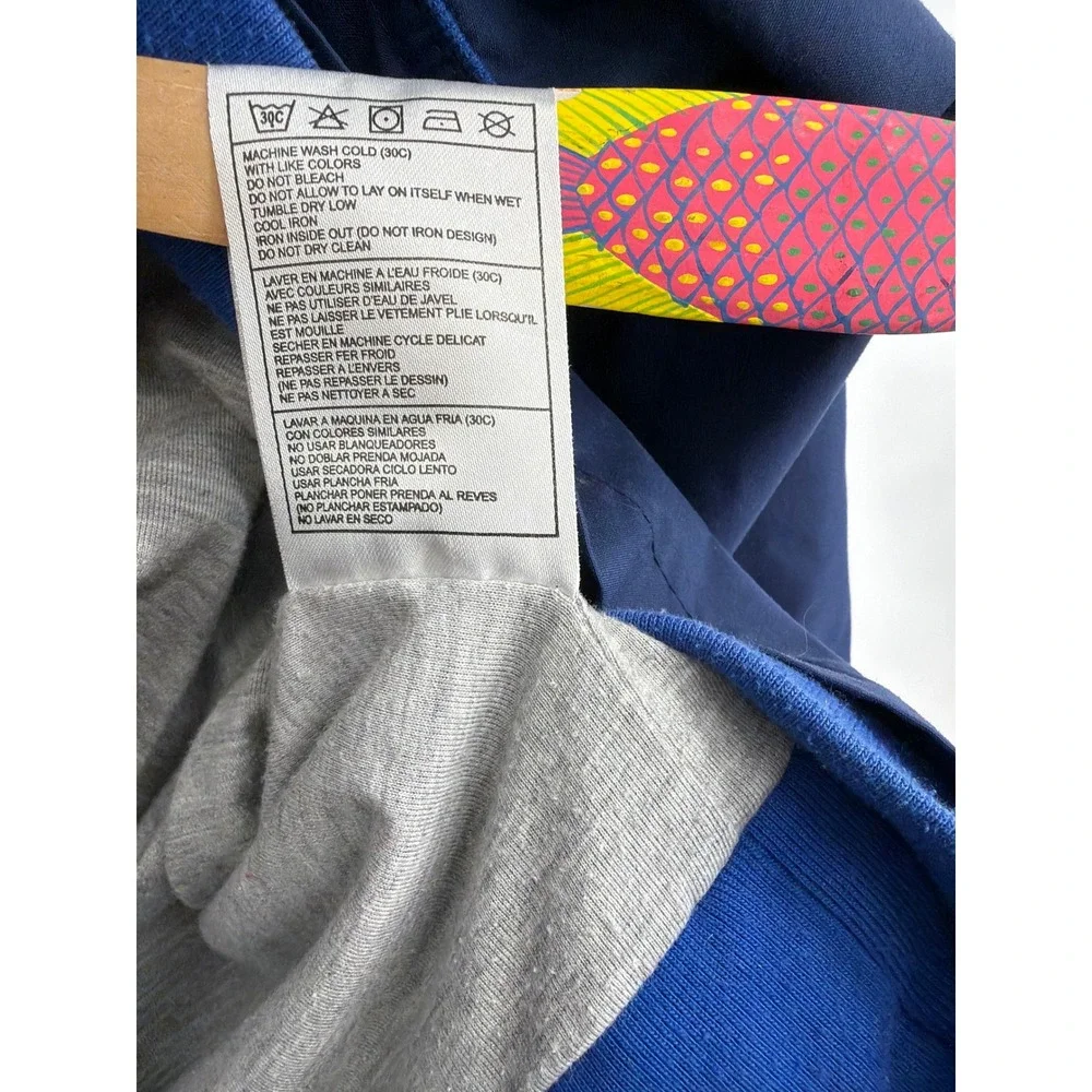 Nike Womens XL Blue Full Zip Windbreaker‎ Jacket Jersey Lined Lightweight Pocket